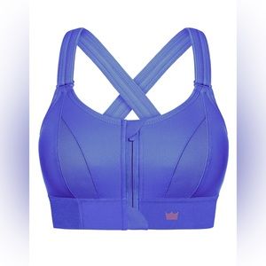 SHEFIT Ultimate Sports Bra in dazzling blue 1 luxe